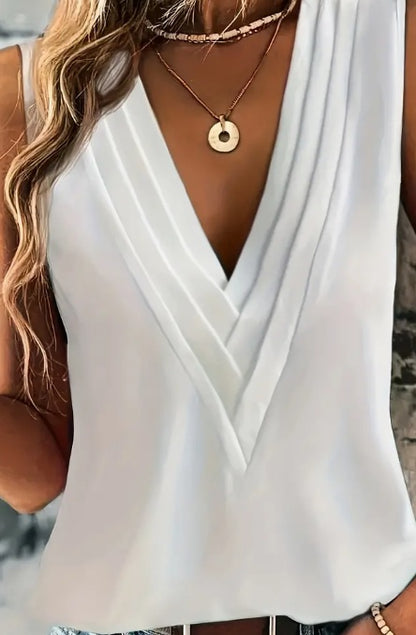 Ravina V-Ruche Blouse