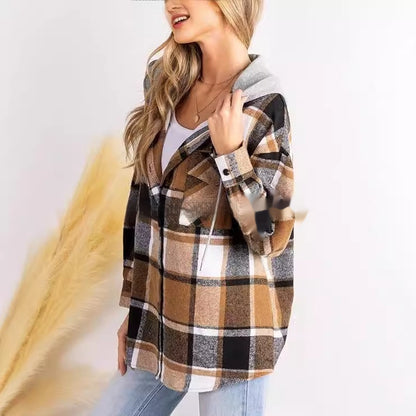 Highland Luxe Oversized Plaid Coat