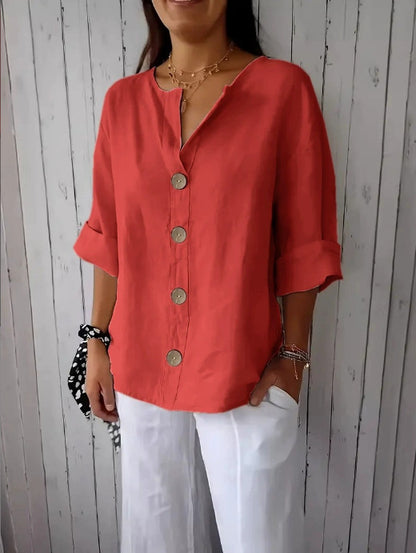The BreezyVerve V-Neck Top