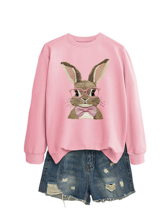 CinnaHop Bow Bunny Sweatshirt
