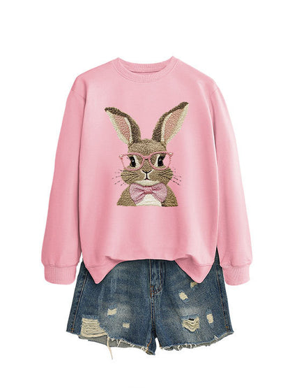 CinnaHop Bow Bunny Sweatshirt