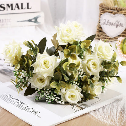 Nordic Simulation Silk Flower Ornaments For Living Room Decoration