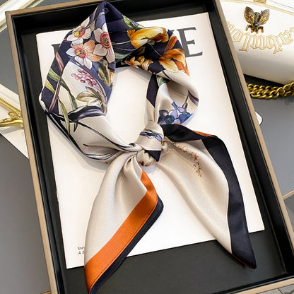 Silk Square Scar Decorative Collar Neck Guard