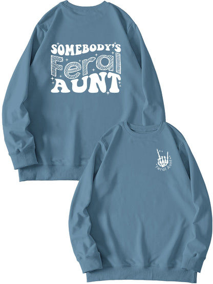 Aurevia Casual Print Sweatshirt