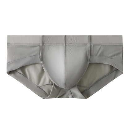 Men's Low Waist Ice Silk Thin Briefs