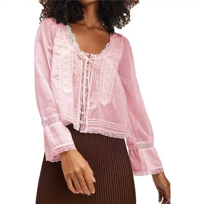 Celestine Lace Collar Blouse