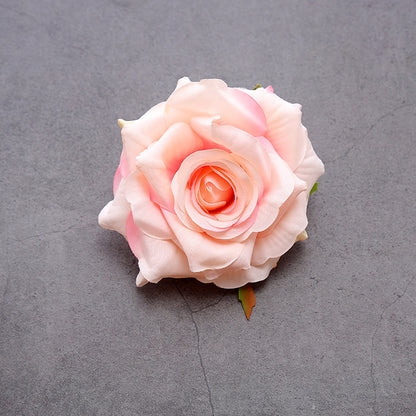 Cloth Silk Diy Material High-grade Simulation Curling Rose