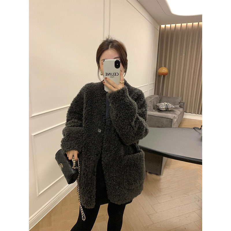 LuxeLamb Cozy Top Coat