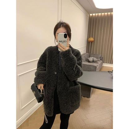 LuxeLamb Cozy Top Coat