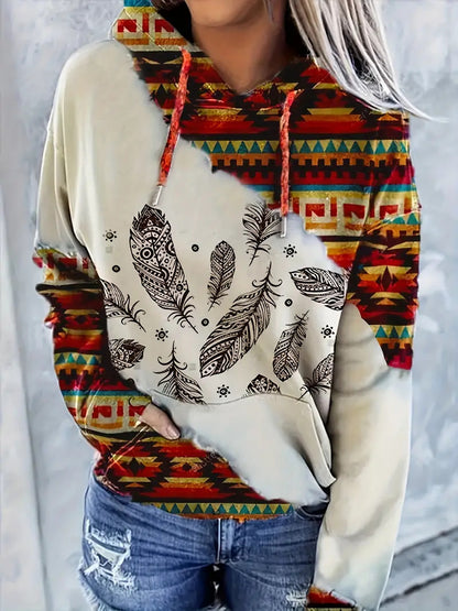 TribalEase Ethnic Hoodie