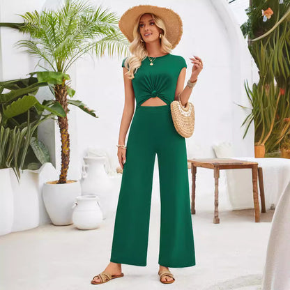 KnitAura™ Summer Jumpsuit