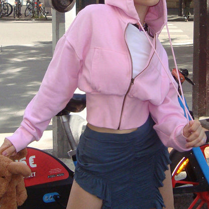 MetroChic Cropped Hoodie