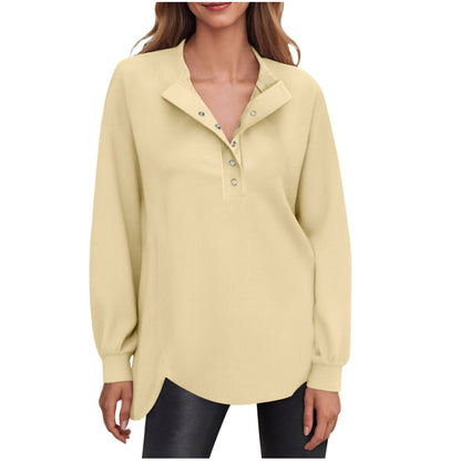 SeraLuxe Buttoned Charm Top