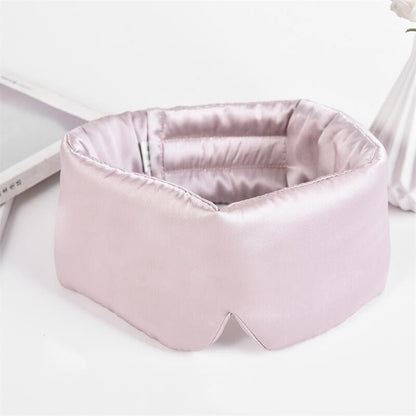 Silk Sleeping Eye Mask Velcro Double-sided Silk