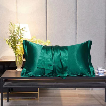 Single Double Household Simple Ice Silk Pillowcase