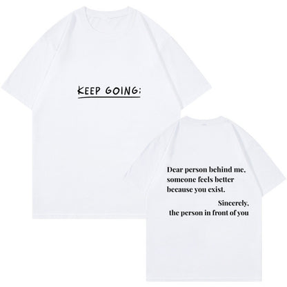 Milk Silk Round Neck T-shirt