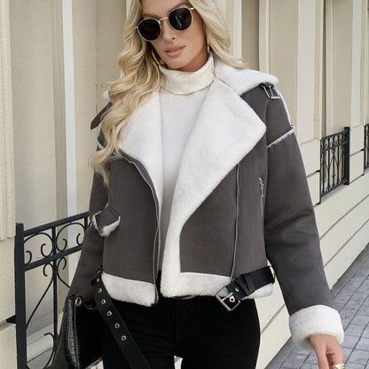 Aurora Polo Luxe Plush Coat