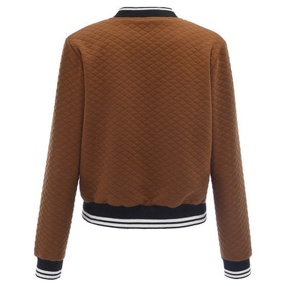 StriveEdge Contrast Baseball Jacket