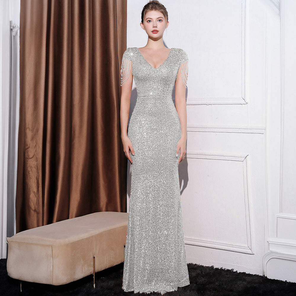 Lunavelle GlimmerSilk Gown