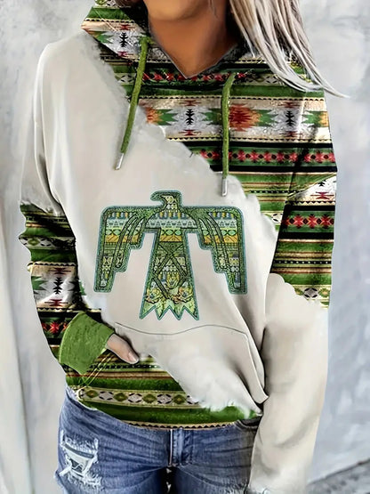 TribalEase Ethnic Hoodie