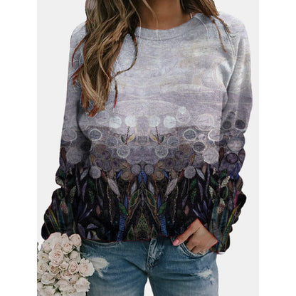 BloomAura Floral Sweater