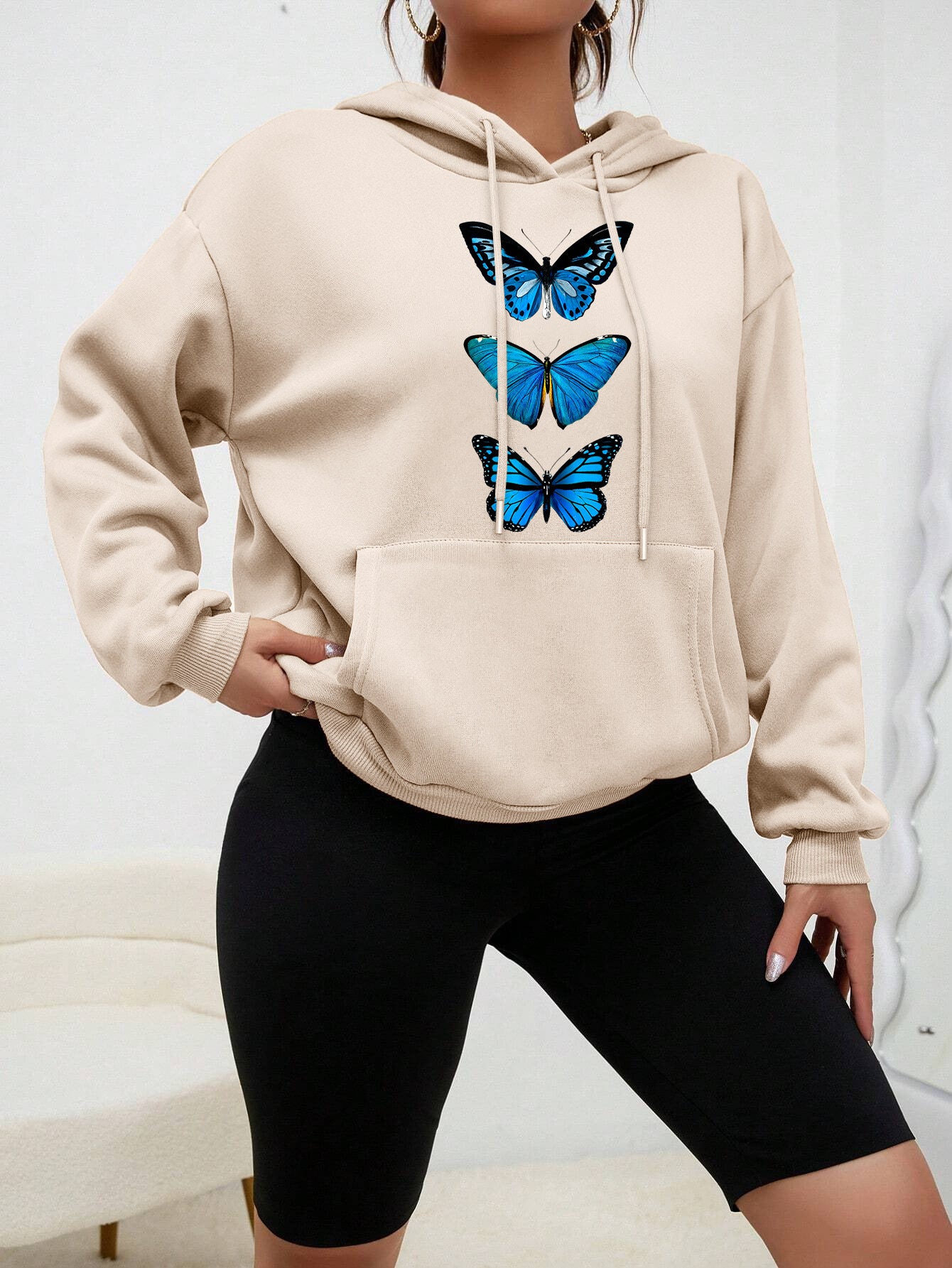 SugarStreet Printed Hoodie