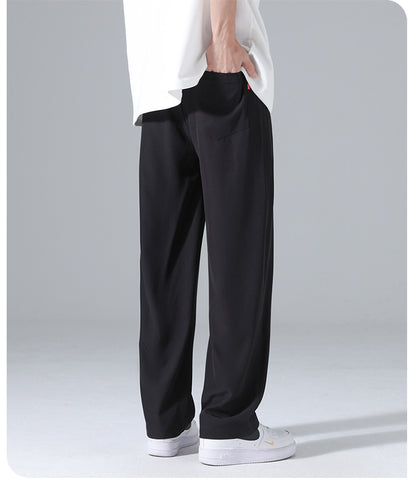 Men's Summer Thin Ice Silk Casual Pants