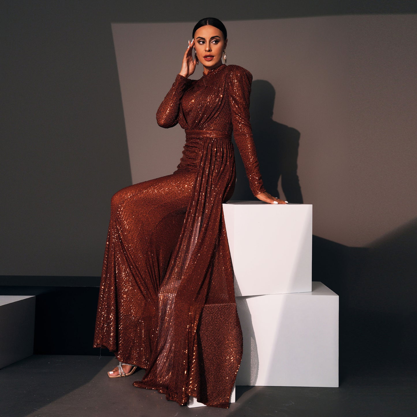 Opaline Ember Gown