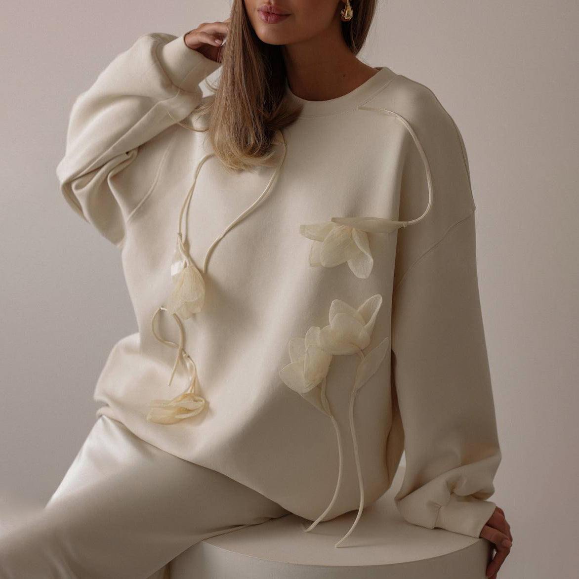 BloomEdge™ 3D Floral Sweater