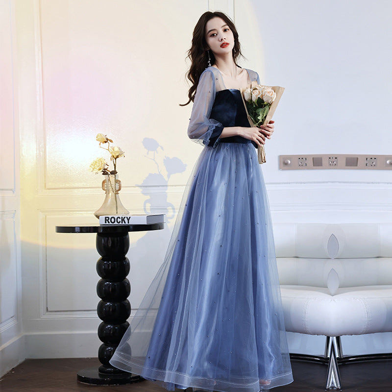 Velour Éclat Gown