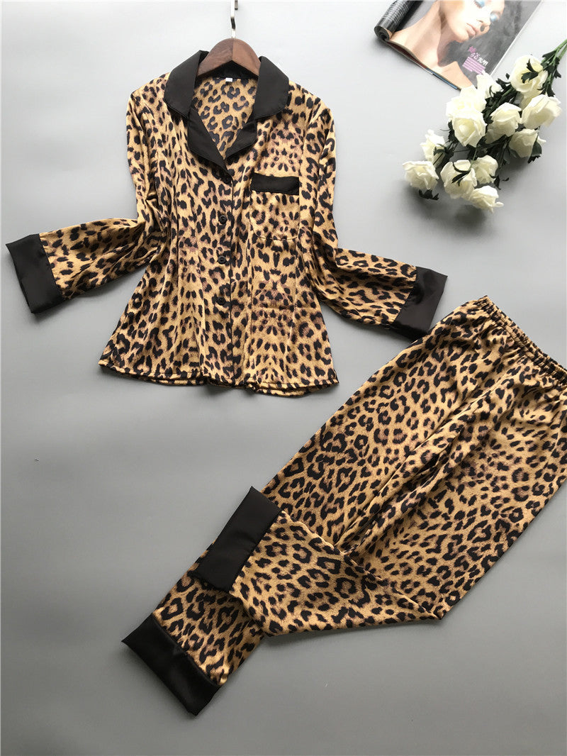 Female Imitation Silk Home Service Suit