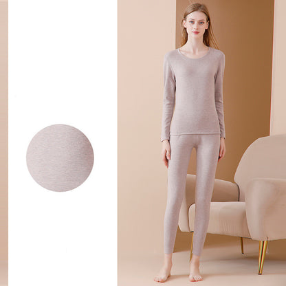 Wool Silk Velvet Thermal Underwear Set