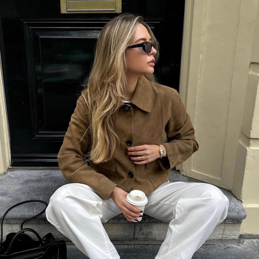 VeluMuse Retro Suede Jacket