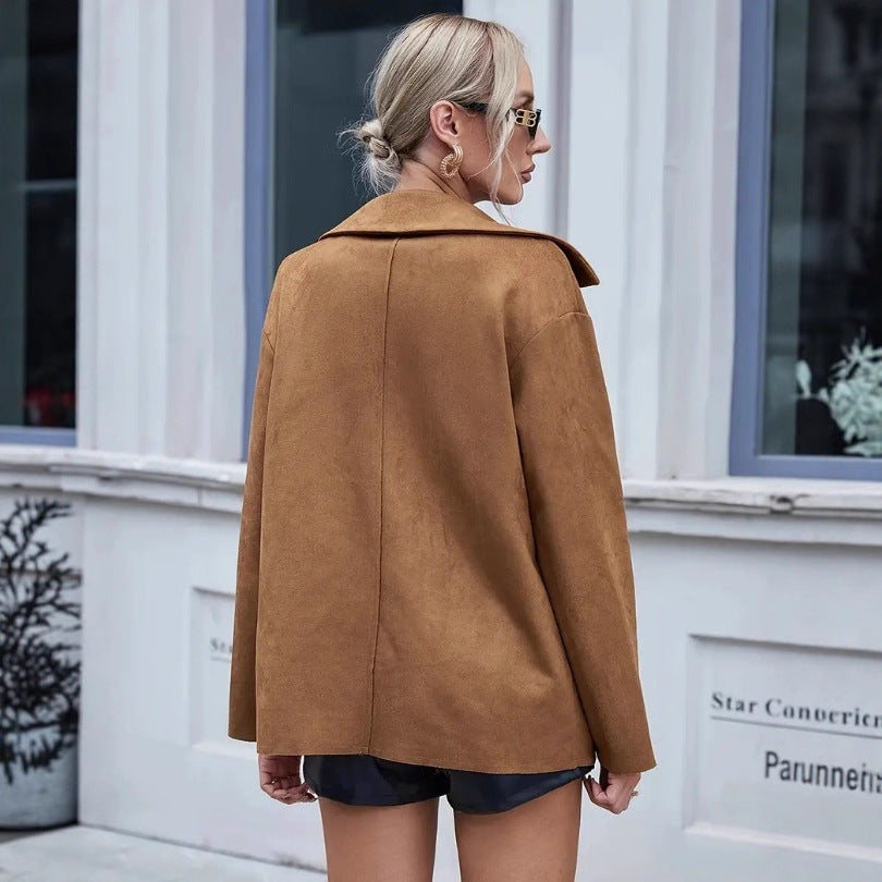 LuxeForm Leather Cardigan