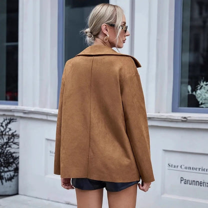 LuxeForm Leather Cardigan