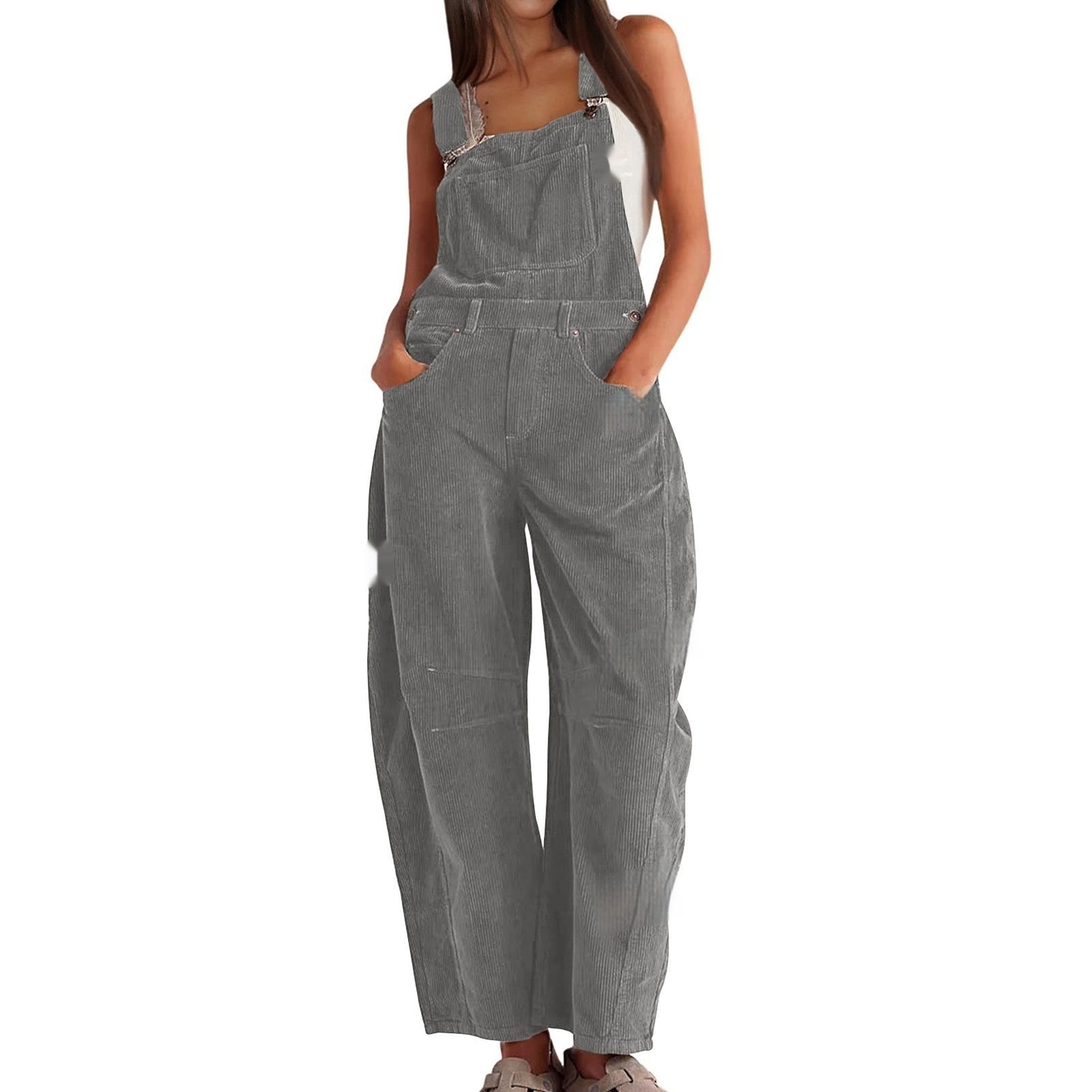 VogueDrape™ BibStyle Jumpsuit