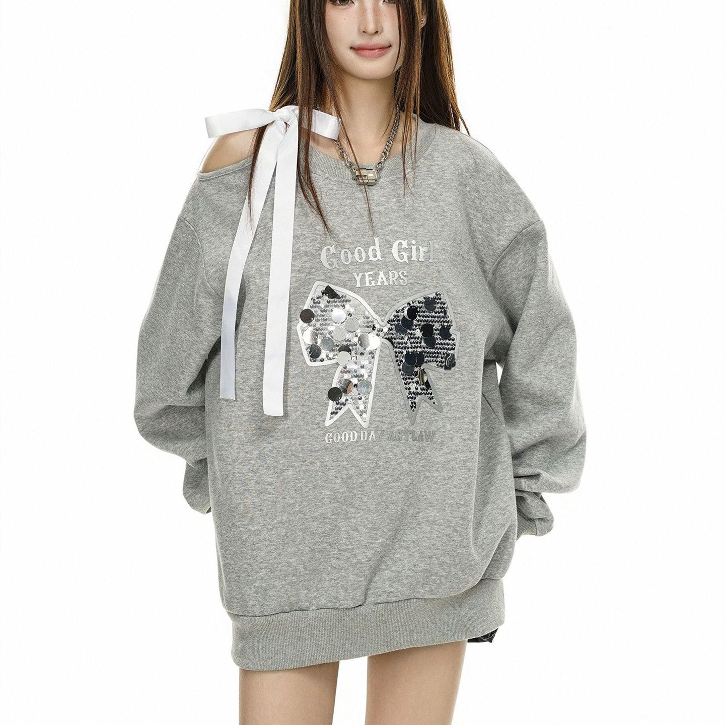 PrintEase™ Relaxed Round-Neck Sweater