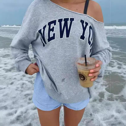 Lexa SlouchScript Sweater