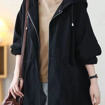 GraceEase Hooded Mom Jacket