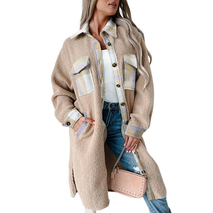 PlaidMuse Woolen Coat