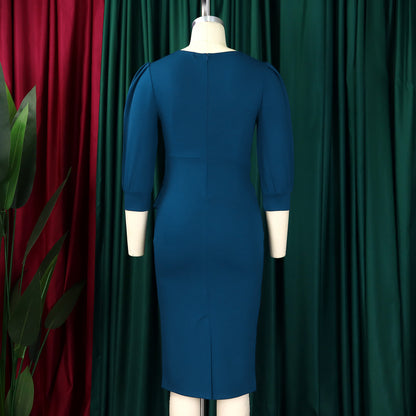 The PowerPoise Peplum Dress