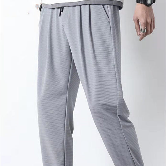 Men's Ice Silk Trousers Trendy And Casual