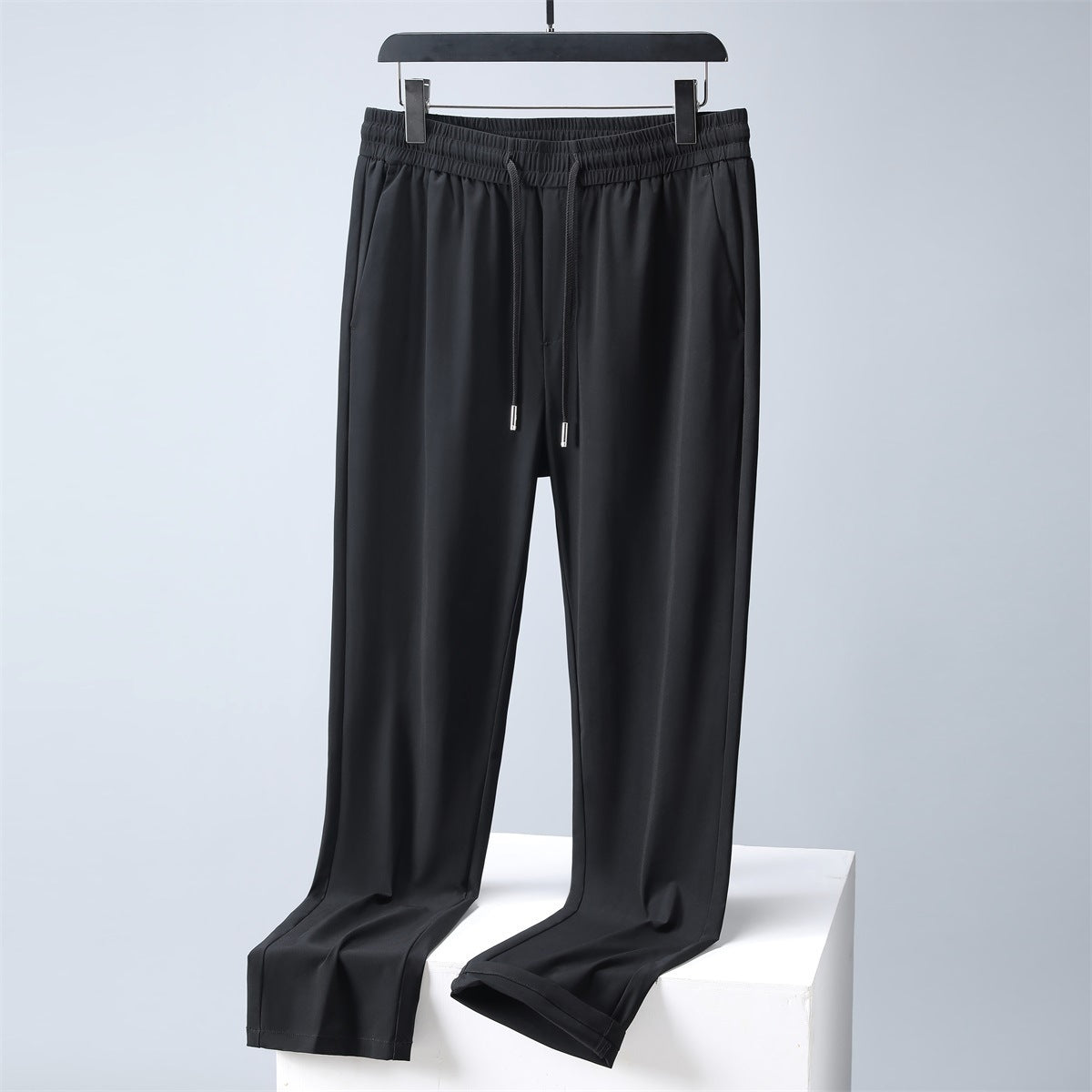 Men's Summer Thin High Elasticity Ice Silk Casual Pants