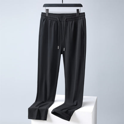Men's Summer Thin High Elasticity Ice Silk Casual Pants
