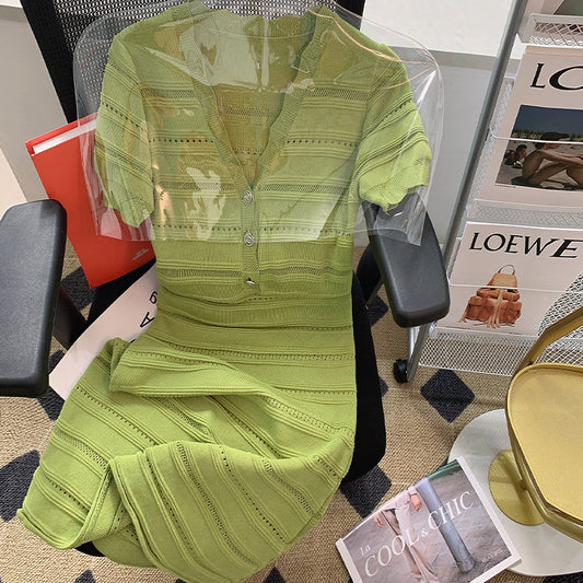 Women's Summer Thin Ice Silk Dress