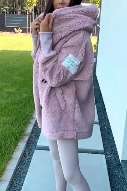 CloudSnug Plush Hooded Coat