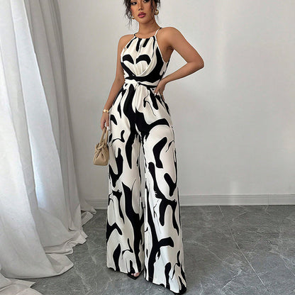 ZebraVogue™ Suspender Jumpsuit