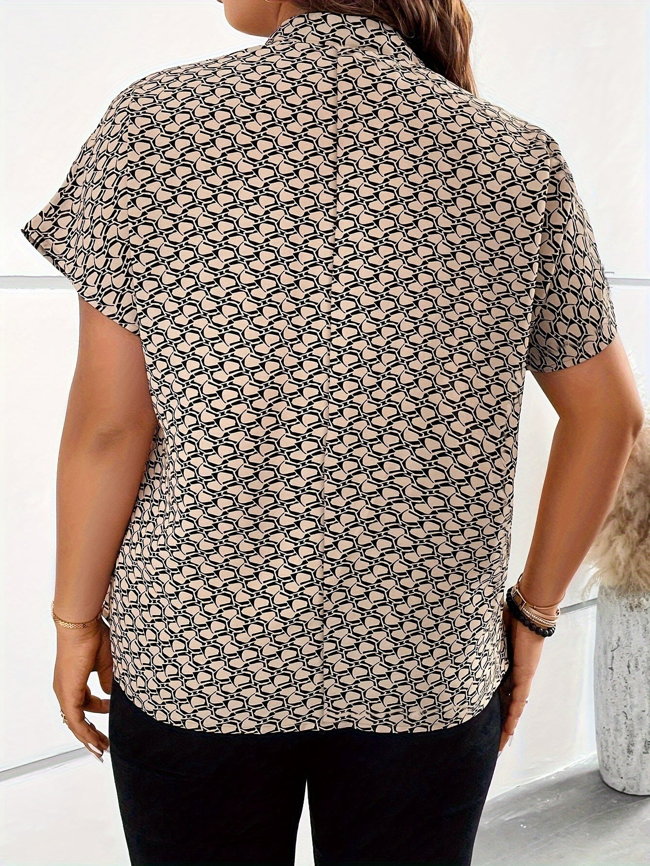 GeoFlair Plus Diamond Blouse