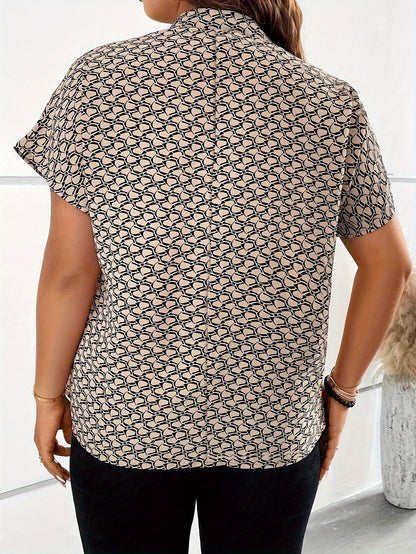 GeoFlair Plus Diamond Blouse
