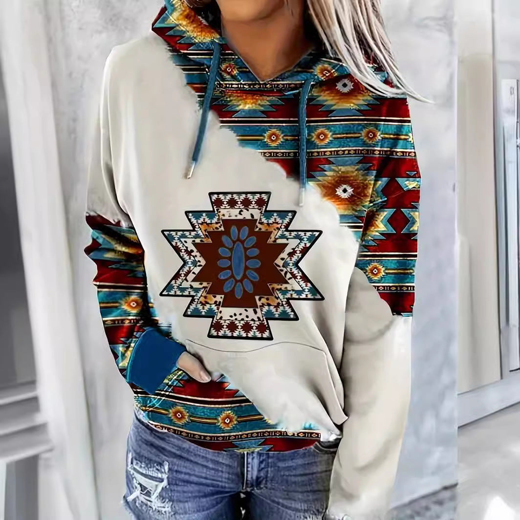 TribalEase Ethnic Hoodie